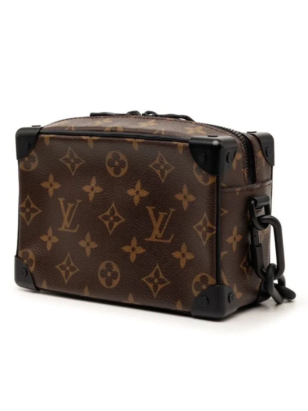 Louis Vuitton Monogram Solar Ray Mini Soft Trunk Shoulder Bag Brown Black - Picture 2 of 5